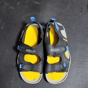 Keen Kids Black and Blue Sandals size 2
